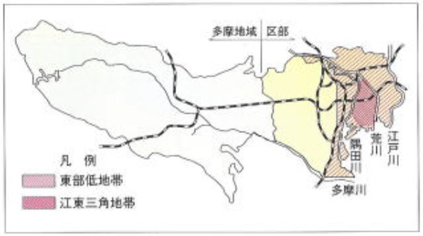 図１．東部低地帯