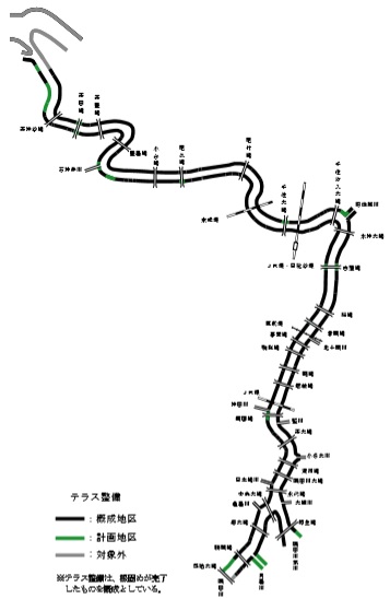 図16．河川事業計画区間（その１）