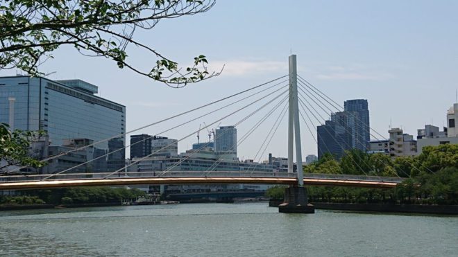 写真34．川崎橋：大川左岸上流側から撮影