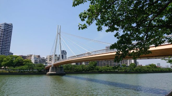 写真39．川崎橋：大川左岸下流側から撮影